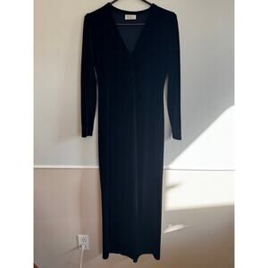 Bruno Duluc Kush Navy Velvet Dress Size Small